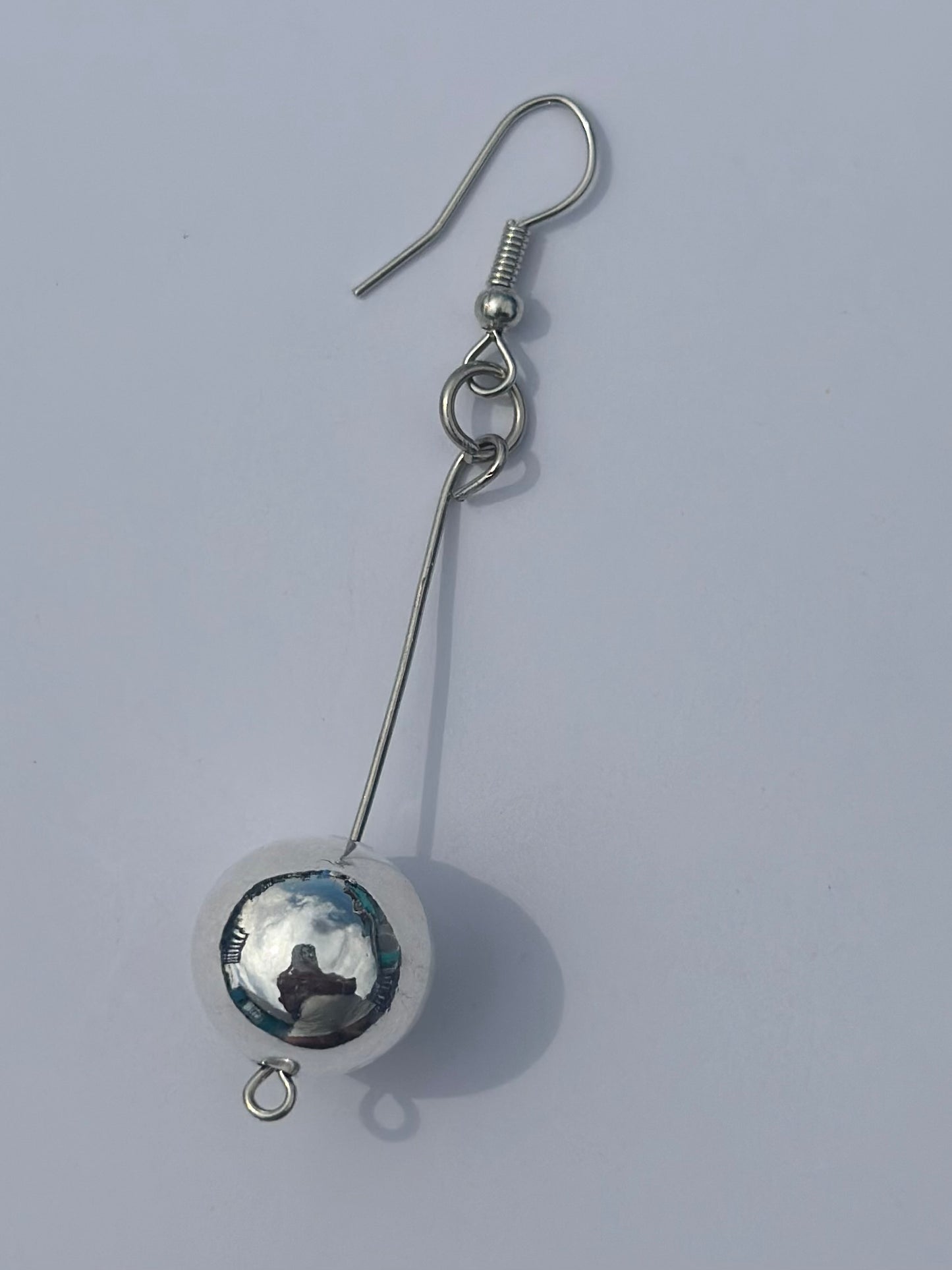 The Silver Drop Earrings