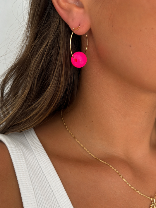 The Mary Hoops (Large Gold)